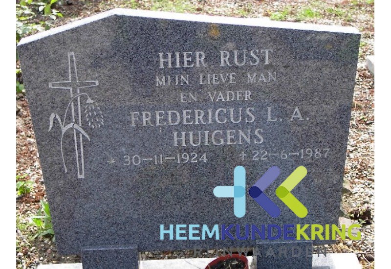 Grafstenen kerkhof Herwen Coll. HKR F.L.A.Huigens (248)